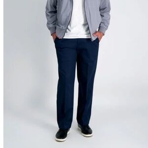 Hagger Premium No Iron Khaki Straight Fit in Dark Navy